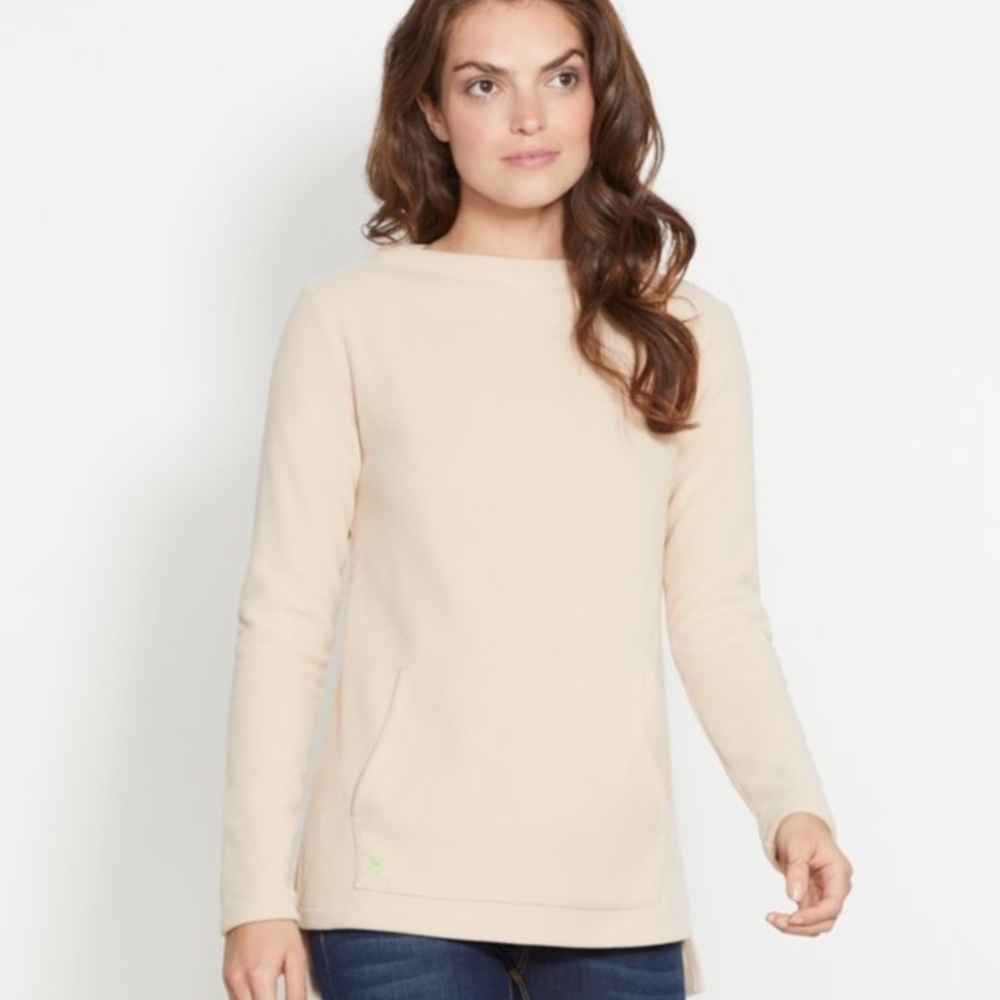 Dudley Stephens Highland High Low Fleece Top NWT